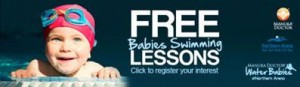 free babies swimming lessons